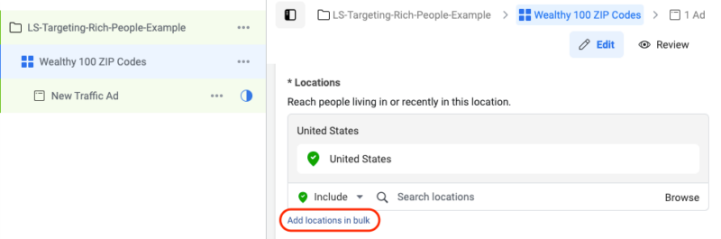 Add locations in bulk