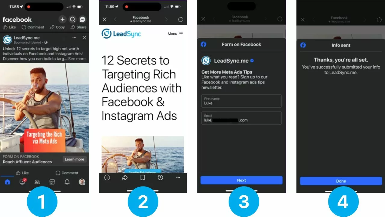 How to use Meta Ads Traffic Objective with Instant Form Browser Add-on to Increase Conversions