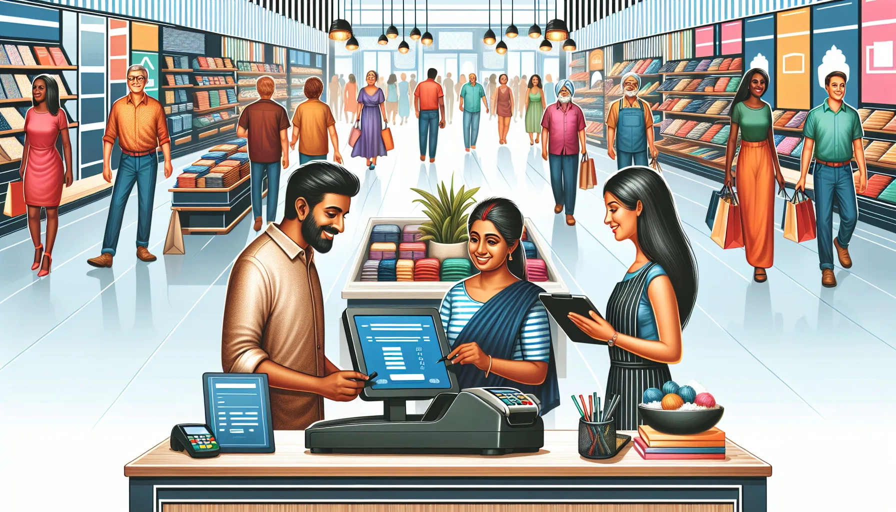 A visual representation of Square Appointments showcasing its point-of-sale integration features.