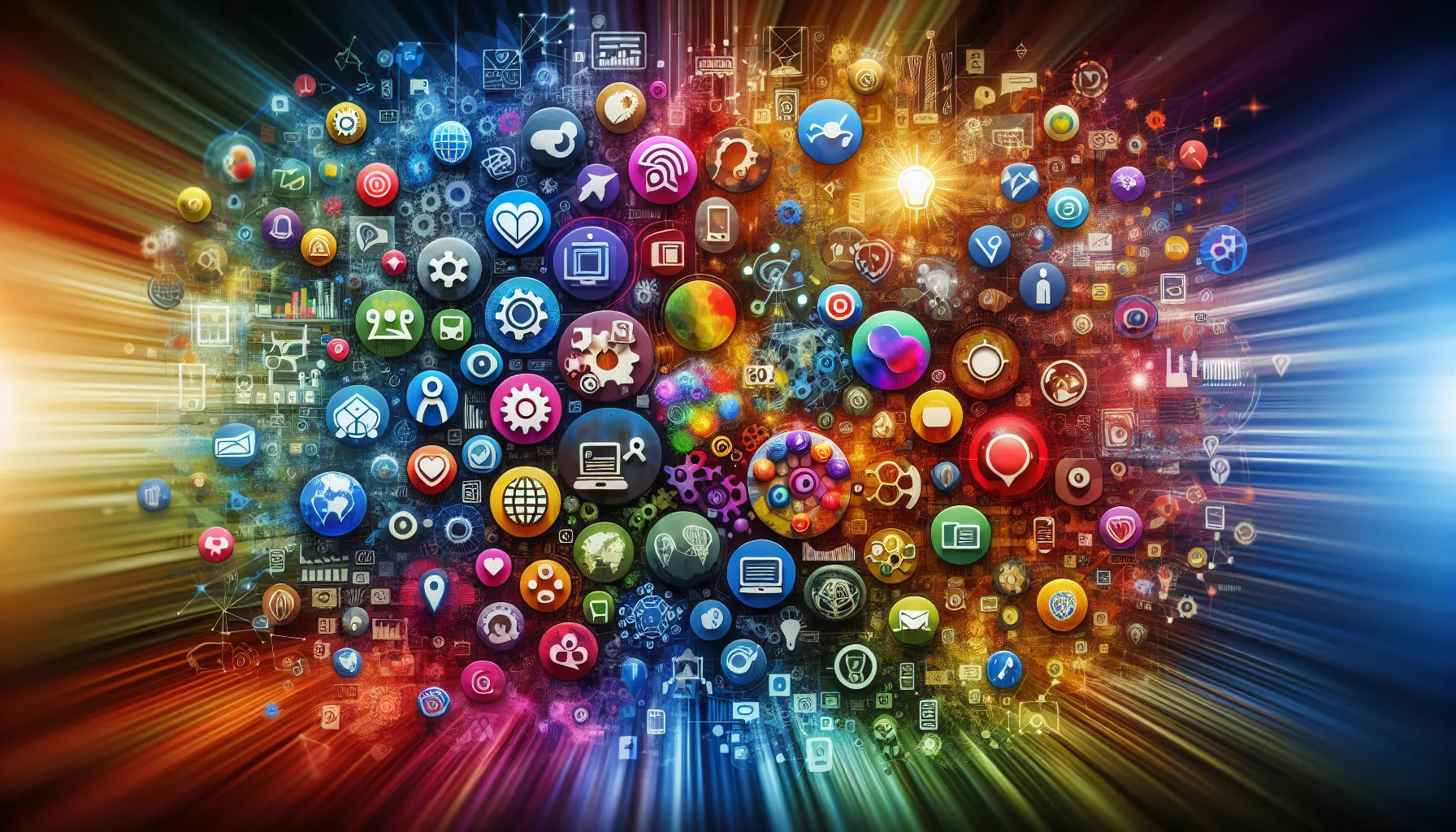 An illustration showcasing various lead generation automation tools.