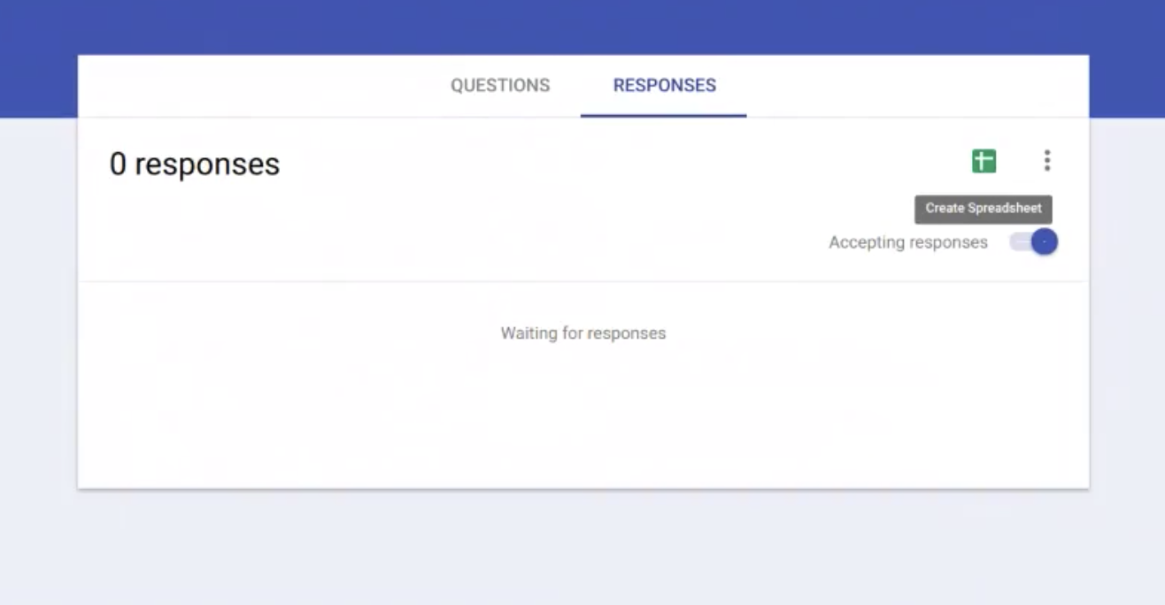 Create Google Spreadsheet