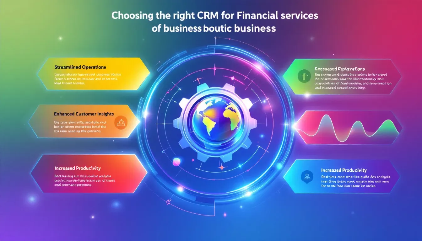 Choosing the right CRM for financial services businesses to enhance operations.