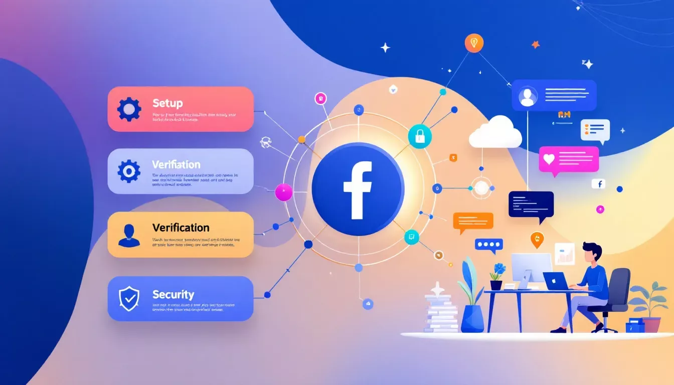 A screenshot of the Facebook Developer Account setup page, illustrating the process of account creation.