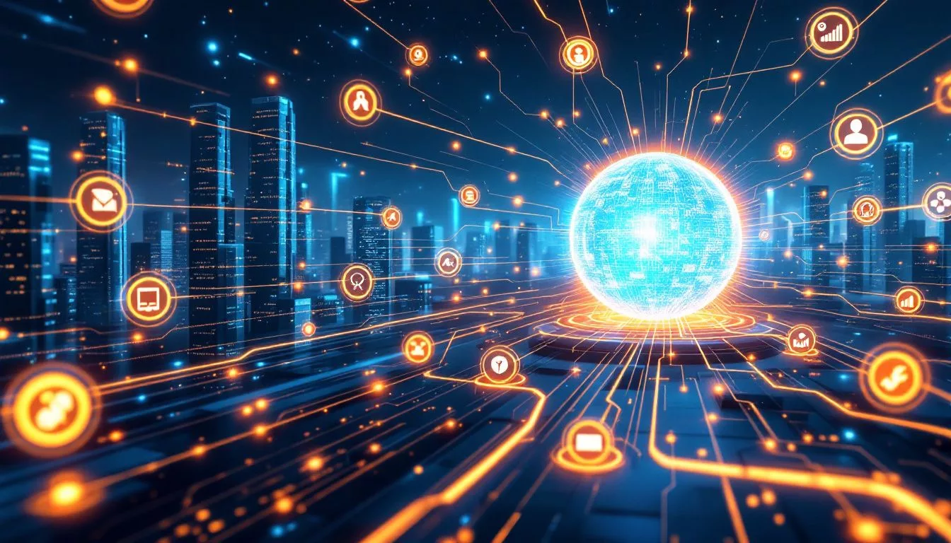 An image illustrating key factors to consider when choosing a B2B leads database.