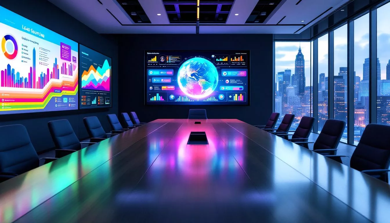 A chart showing the importance of effective lead sourcing.