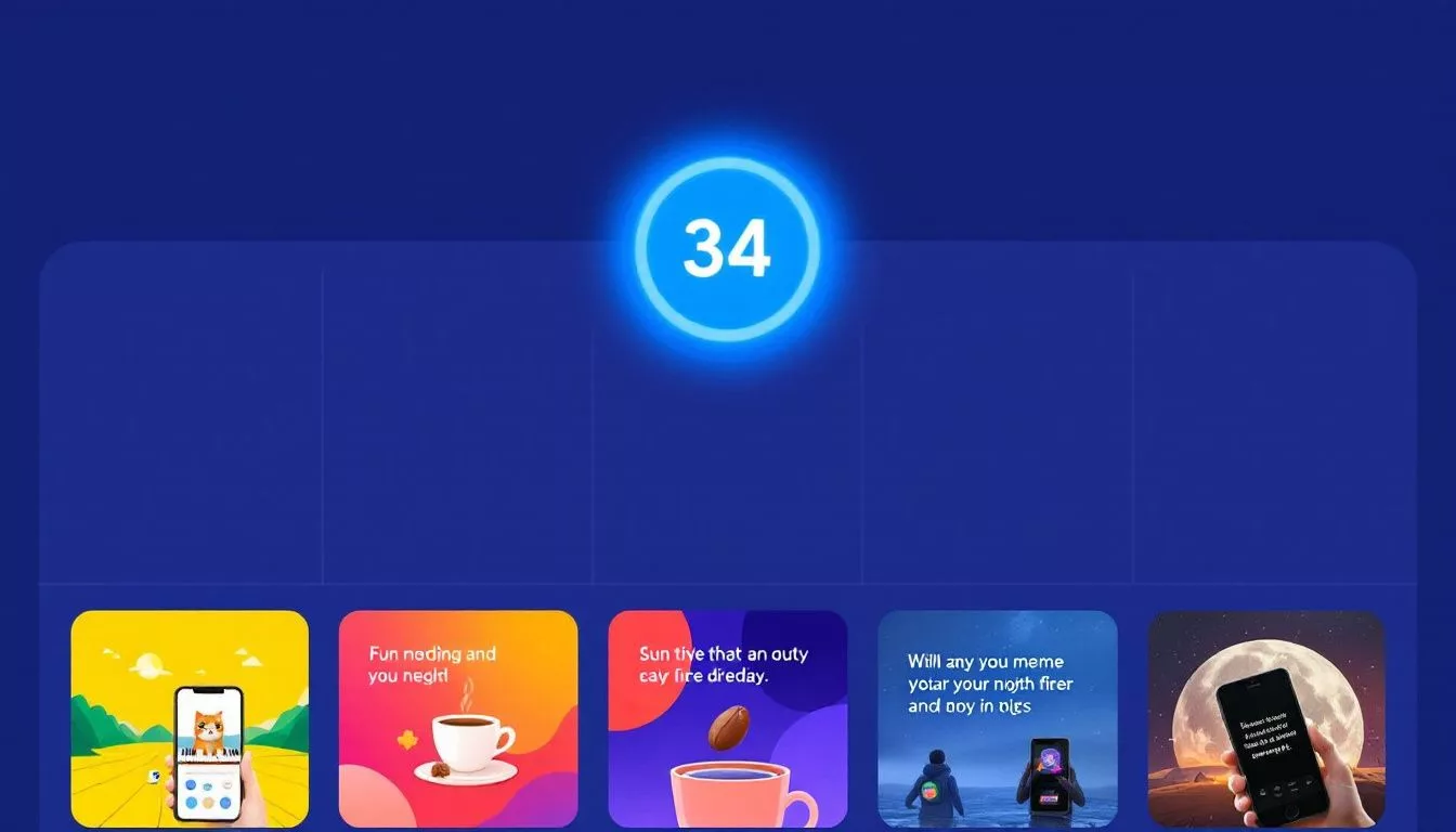 A calendar with scheduled social media posts.