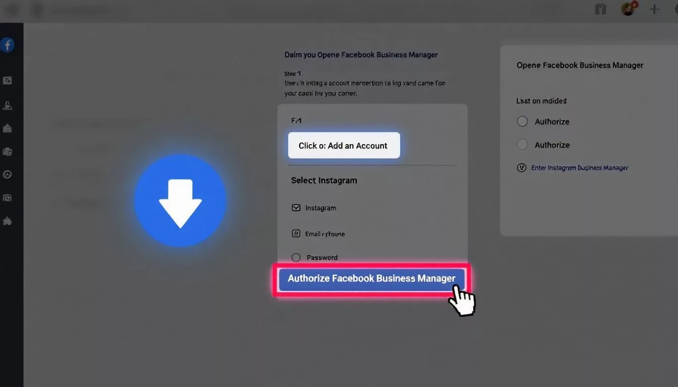 Step-by-step guide on how to link your Instagram account to Facebook Business Manager.