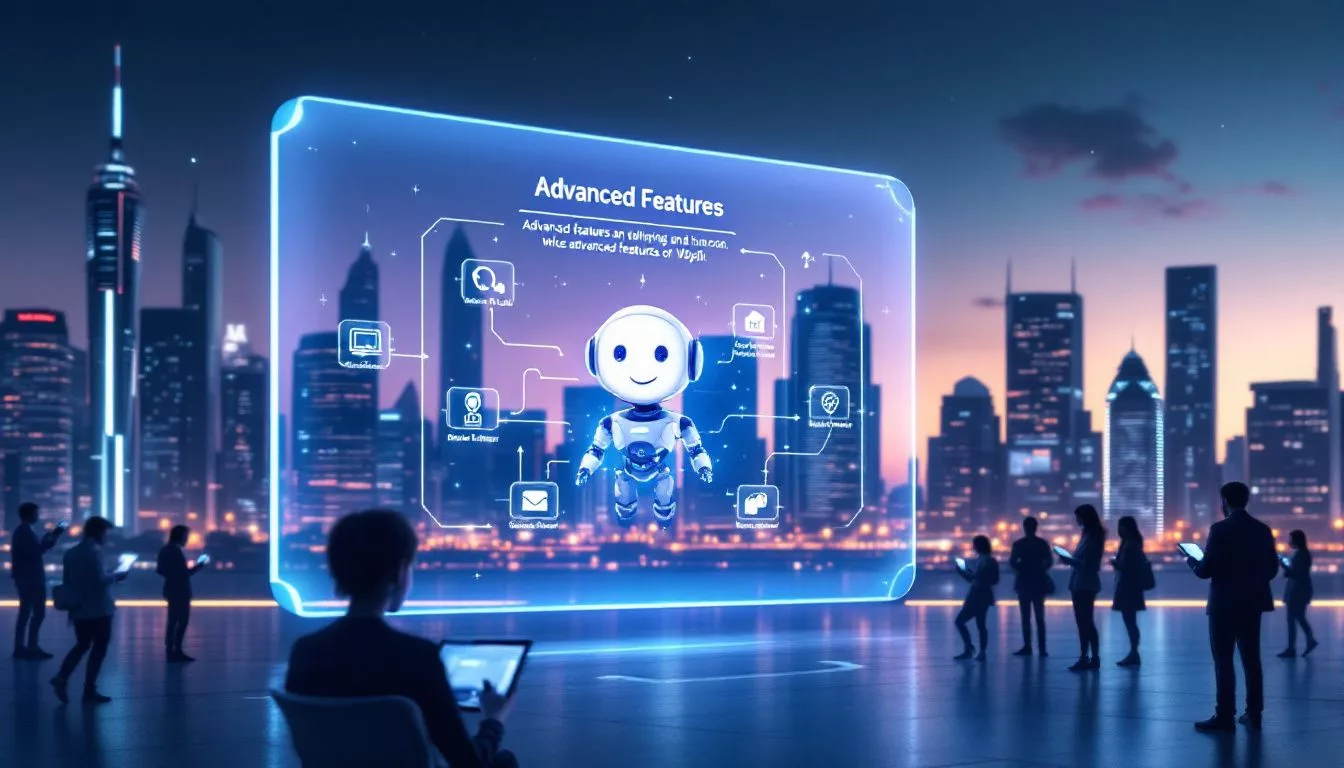 Advanced features of Vapi, illustrating various use cases for voice assistants and automation.