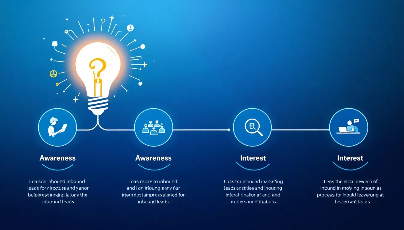 An infographic explaining inbound leads and their significance in marketing.
