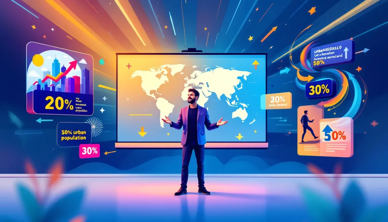 An engaging scene from a relocation seminar, highlighting real estate marketing strategies.