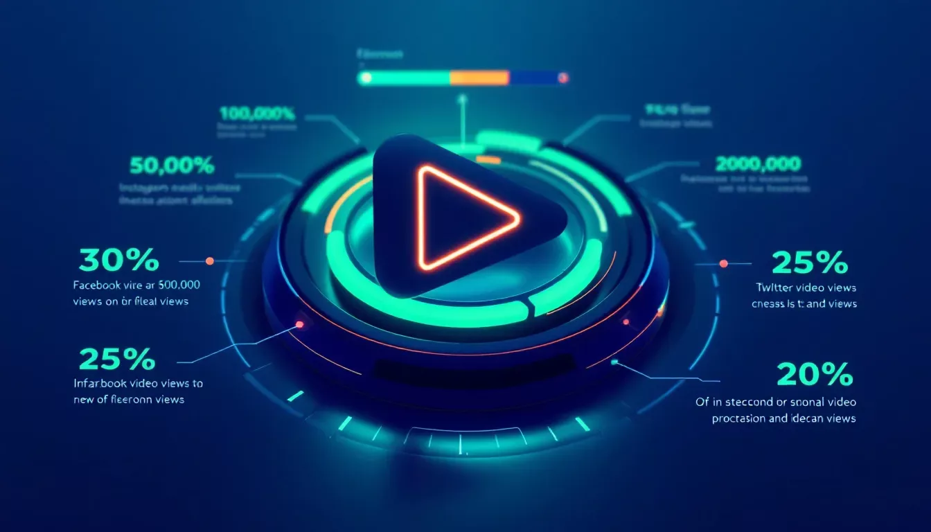 A visual representation of data related to 3 second video views.