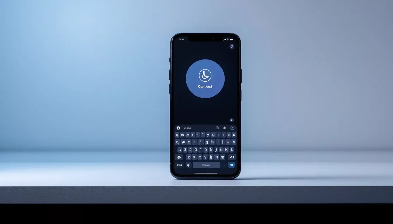 An example of form visibility and accessibility on a mobile device.