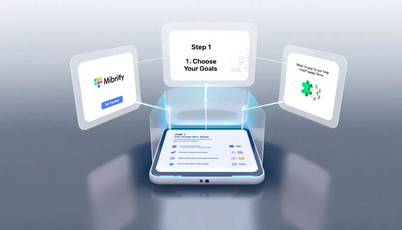 A multi-step form interface enhancing user engagement.