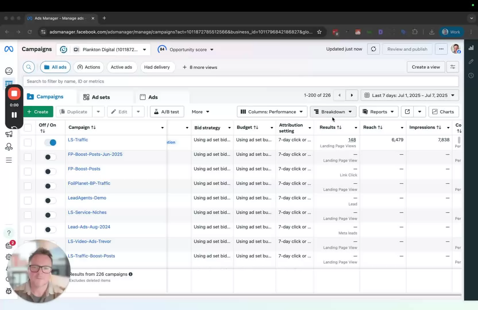 Facebook Ads Manager create new lead generation campaign