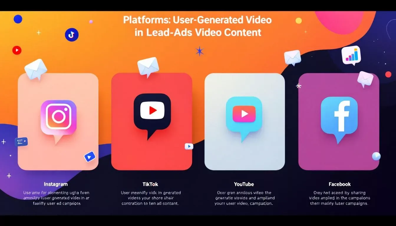 Platforms for sharing user generated content, highlighting key social media channels.