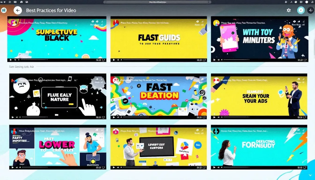 Best practices for video ads, featuring examples of effective ads.