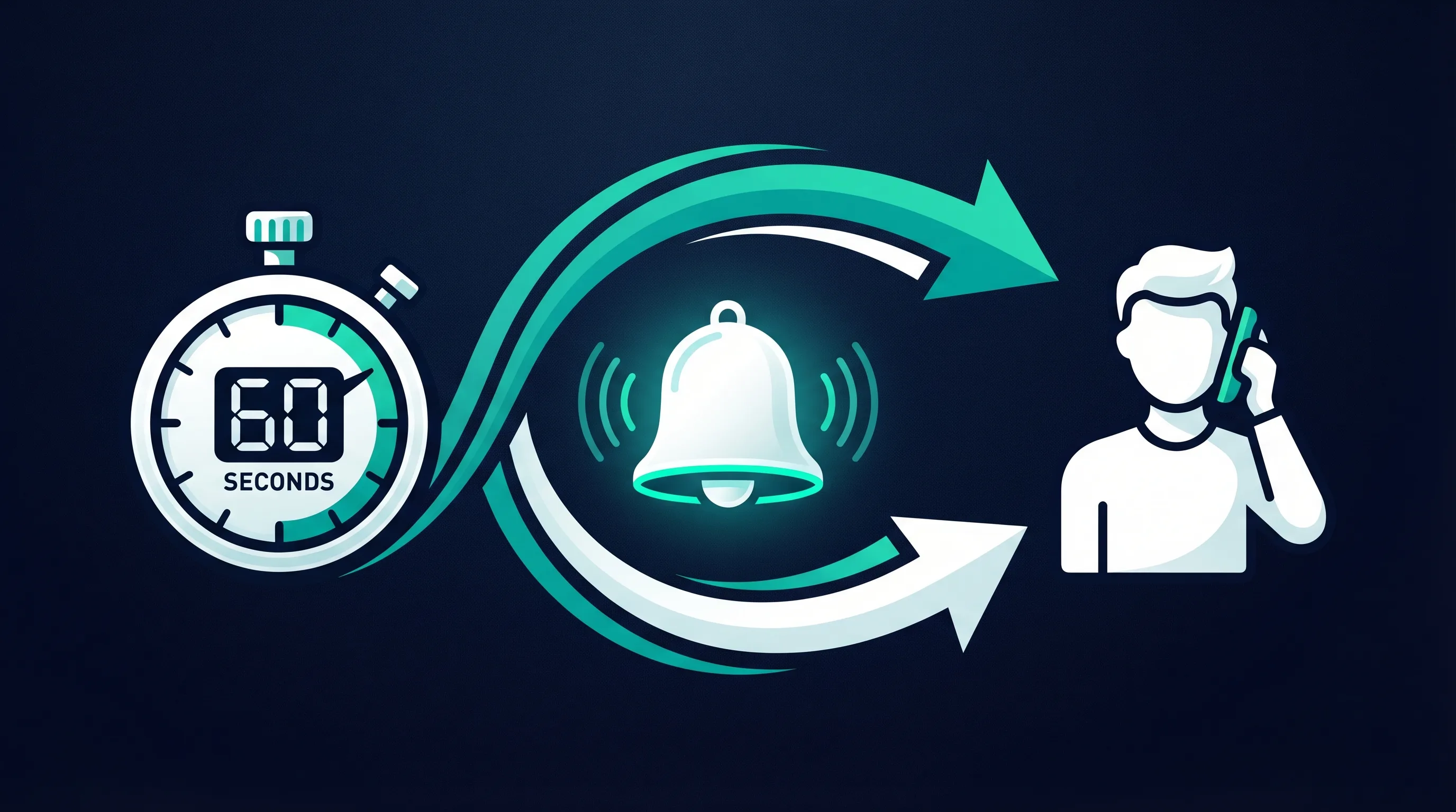 Speed to lead — 60-second lead notification and response flow