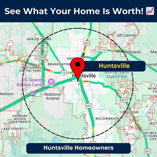 Real estate Facebook lead ad example: real home value analysis hook from Amanda Howard Sothebys