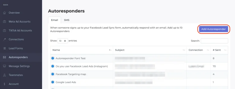 如何通过电子邮件自动回复器跟进 Facebook 潜在客户