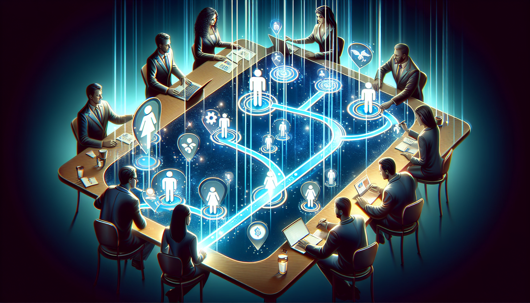 Illustration of sales and marketing alignment