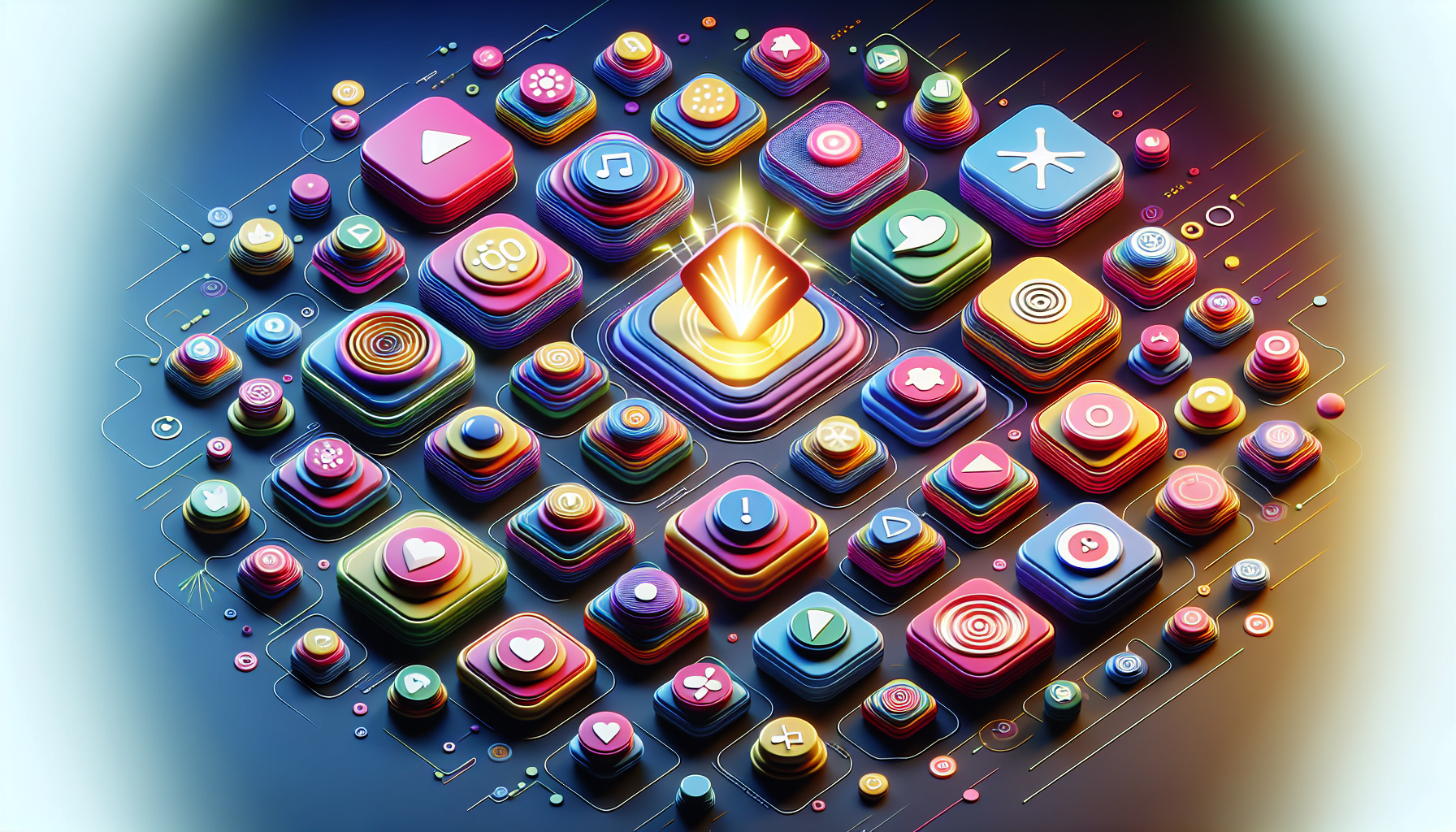 Illustration of clear call-to-action buttons