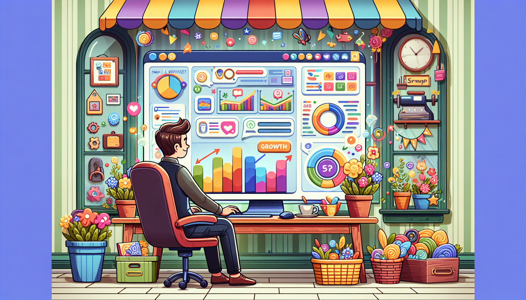 An illustration depicting the importance of CRM software for small businesses.