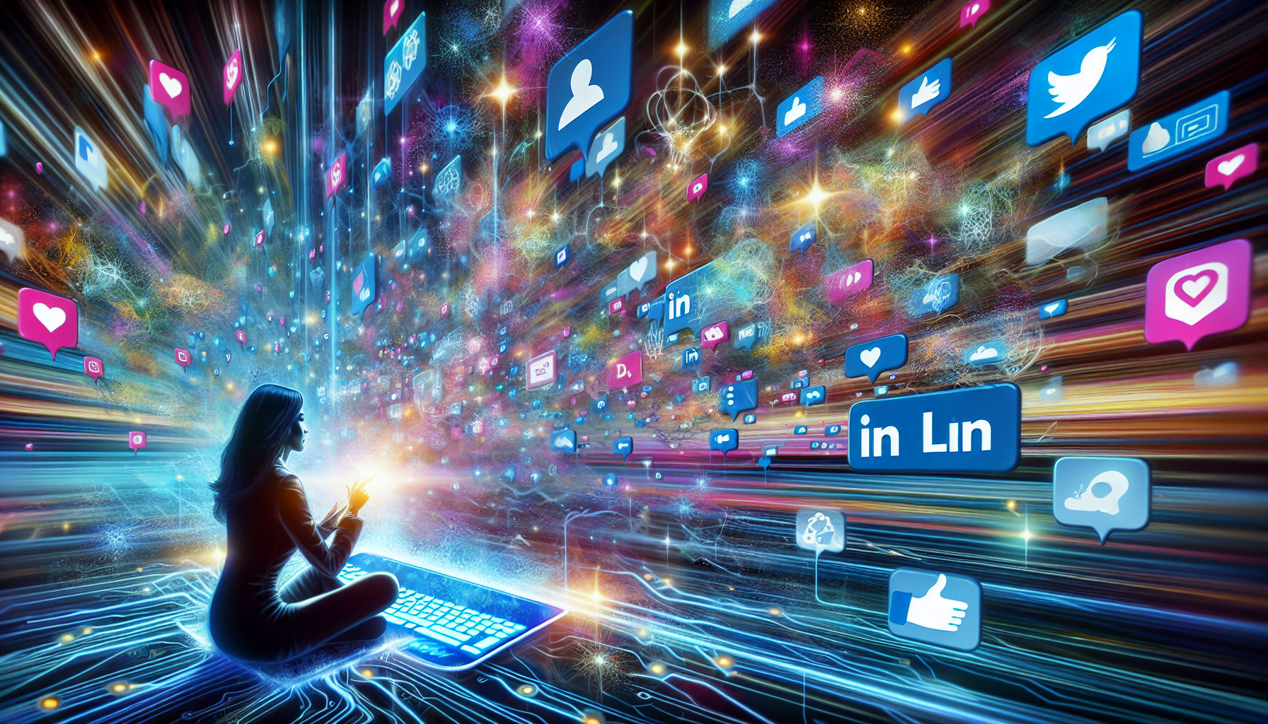 Engaging with other people's posts on LinkedIn
